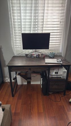 Desk with drawer