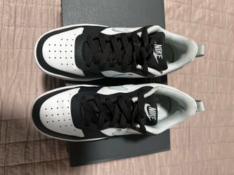 Nike Court Borough Low Recraft Shoes – Youth 4Y – Black/White/Blue