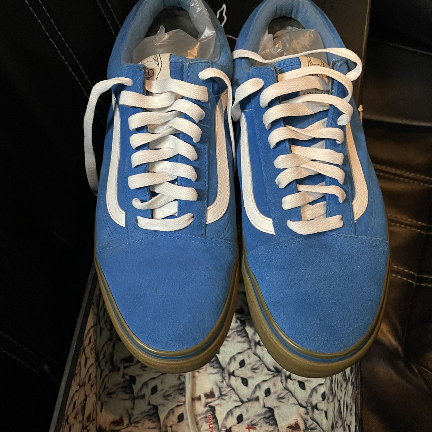 blotte aften Sæbe Vans Golf Wang x Old Skool Pro S Blue/Gum Syndicate Suede for Sale in  Compton, CA - OfferUp