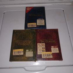 Lord Of The Rings Trilogy, NEW, NEVER OPENED