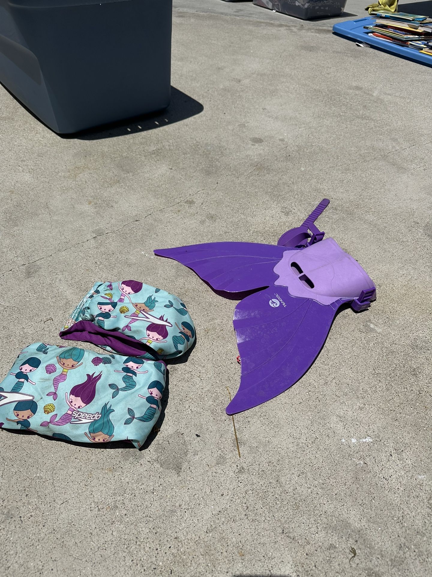 Mermaid Tail And Floaties