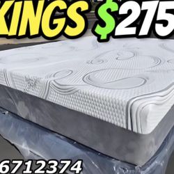 King Organic Hybrid Cool Gel Memory Foamm Matres!!