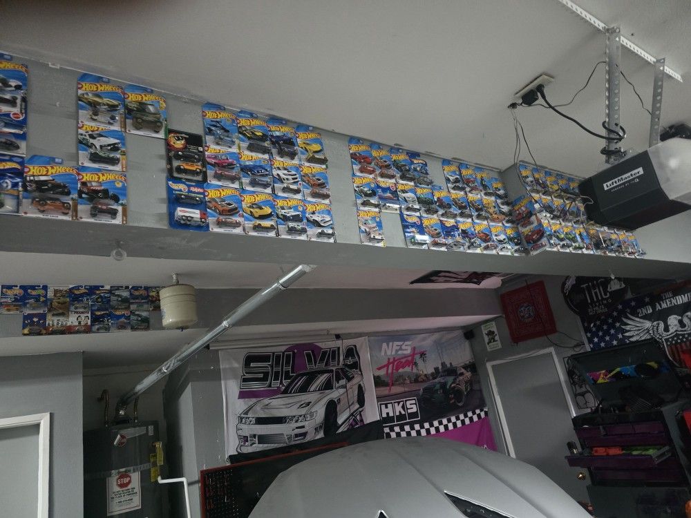 Over 125 Hotwheels.