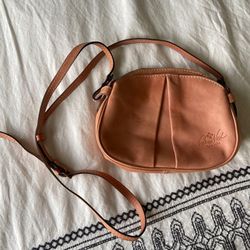 Patrisha Nash Pink Leather Crossbody Purse