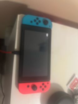 Nintendo Switch Neon Blue and Red