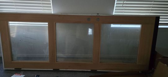 Modern door , light finish brand new