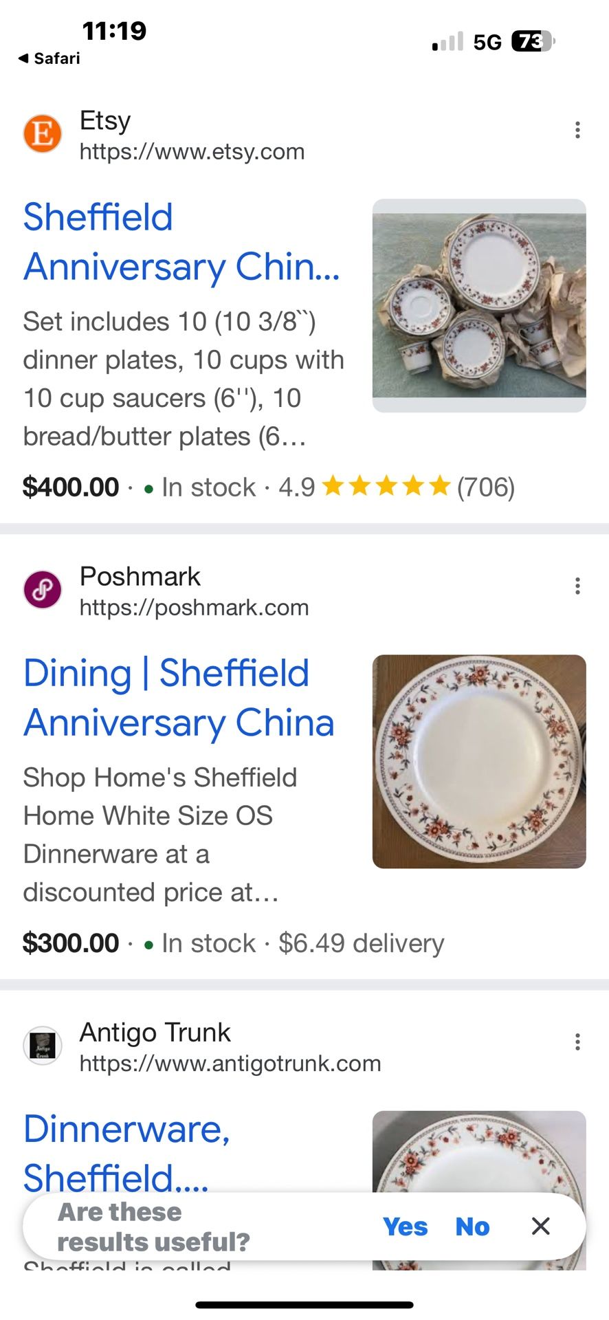 Sheffield Porcelain Fine China