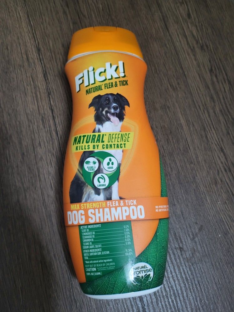 Natural Flea and Tick Dog Shampoo, Natural Flea and Tick Prevention for Dogs
