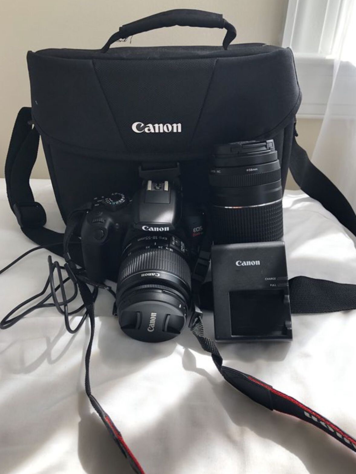 Canon T6 Rebel with two lenses!