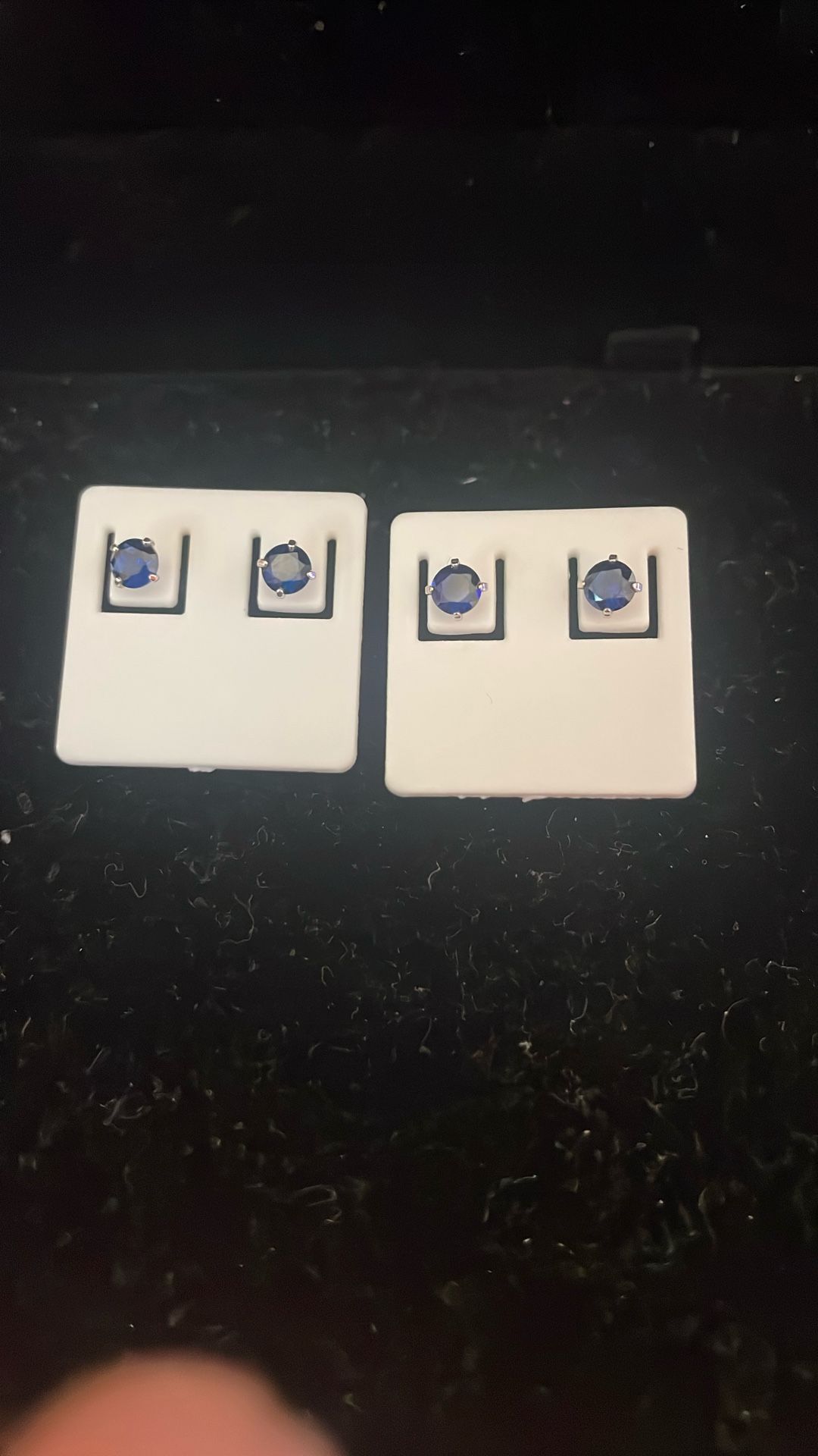 2 Pair Of AAA CZ Earrings