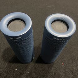Sony SRS-XB23 Pair Of Portable Bluetooth Speakers 