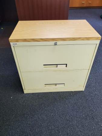 2-DRAWER LATERAL METAL FILE CABINET