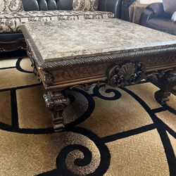 Coffee Table With Side Table 