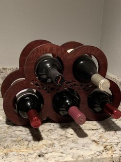Wood wine rack