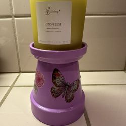 Candle Holder With Candle $15  W/O Candle $12