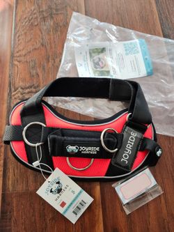 Orange Small No Pull Adjustable Dog Harness