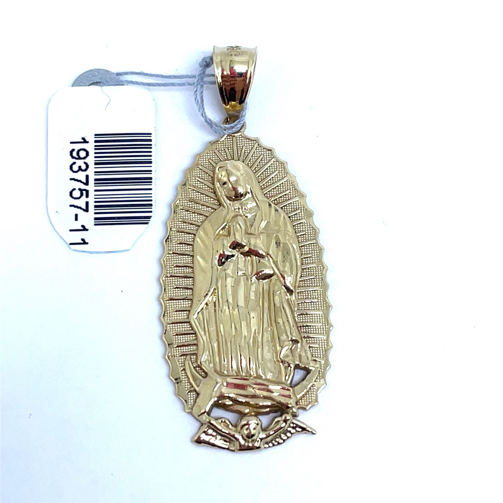 10Kt Yellow Gold Virgin Mary Pendant 4.70g 193757/11