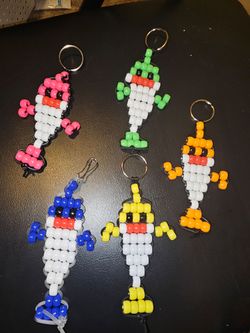 HandMade Baby Shark Family KeyChain Set