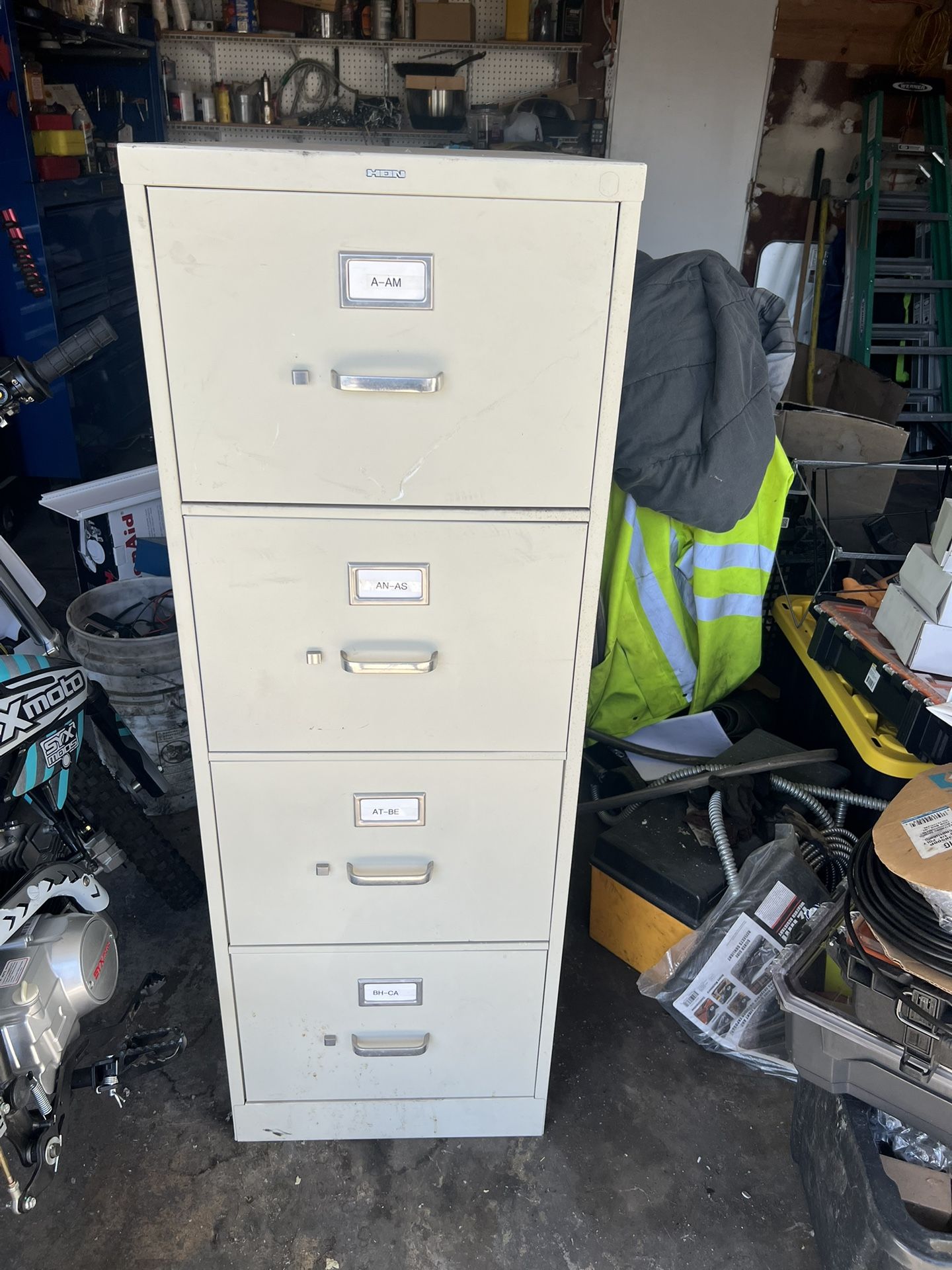 Four Drawer File Cabinet HON