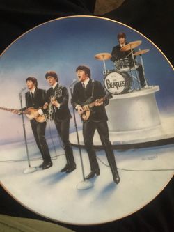 First edition The Beatles plate