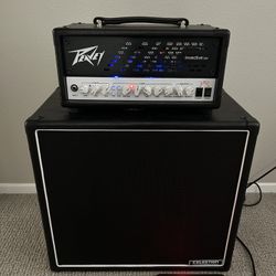 Peavey Invective MH w/ Monoprice 1x12 Stage Right Cabinet