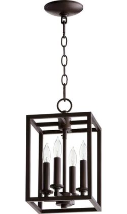  4 Light Square/Rectangle Pendant Breakwater Bay