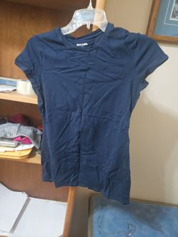 Mossimo Navy Blue S/S Tee Small Mint