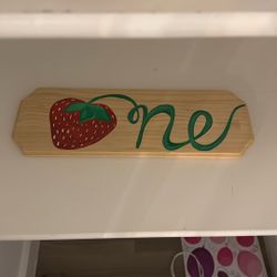 Birthday strawberry One Sign