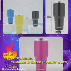 BRAND NEW EXCLUSIVE BLUETOOTH MUSIC 🎶 TUMBLER CUP'S 