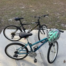 2 Mountain Bikes (1 Male & 1 Female)