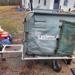Cyclone Rake Leaf Collection System.