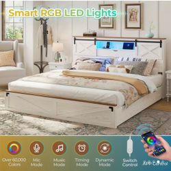 King size bed frame