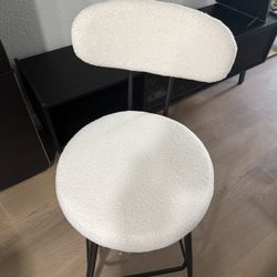 White Bar Stool Chairs 