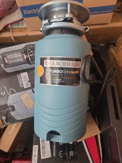 Glacier Bay TurboGrind Max 1HP Continuous Feed Garbage Disposal  A/B