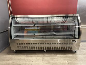 Refrigerator Bakery Display Case With Wheels