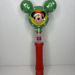 Mickey Mouse Christmas lights/bubble wand