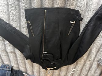 Faux Leather Jacket