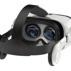 Sharper Image Bluetooth VR Headset with Earphones