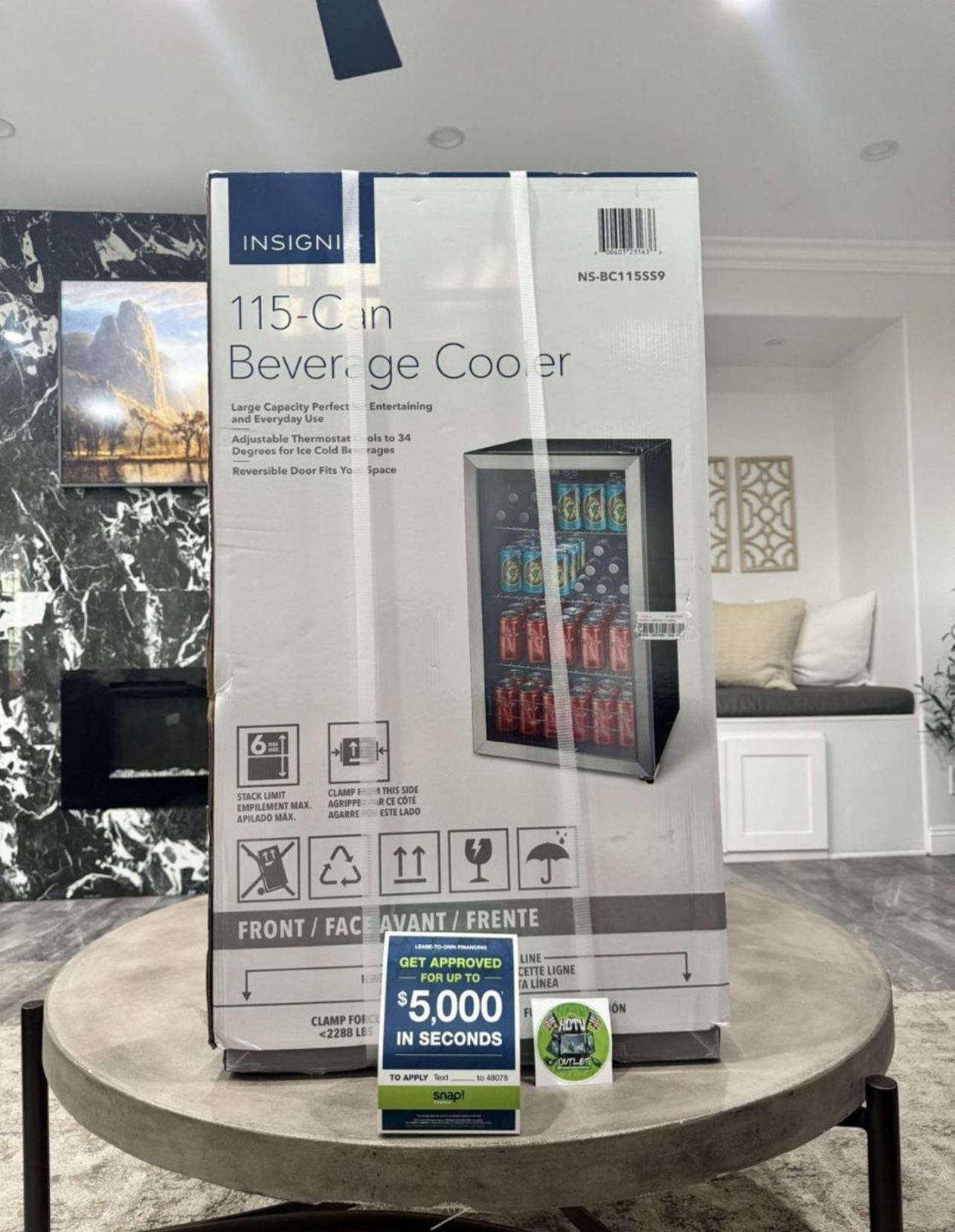 Insignia 115-Can Beverage Cooler