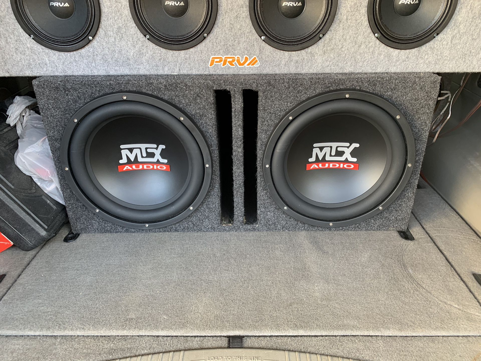 MTX Subwoofers 2 12s (And MTX Amp)