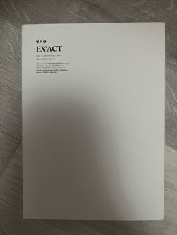 EXO EX’ACT album INCLUSIONS NOT GUARANTEED