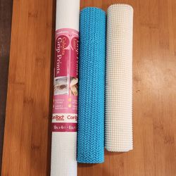 3 rolls of Con-Tact brand grip shelf and drawer liners, non-adhesive liners, Cushion grip, durable, washable, versatile use