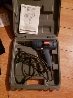 Ryobi drill double insulated