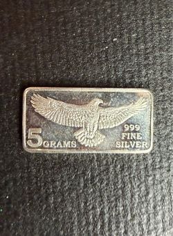 Monarch Precious Metals 5 Gram Eagle 0.999 Fine Silver Bar