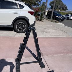 A-frame Free Weight/ Dumbbell Rack