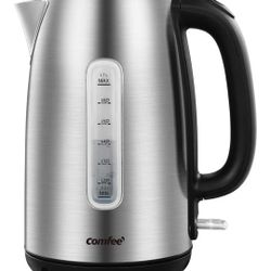Like New 1.7L Comfee Electric Kettle for Hot Water, Tea, Coffee, Cocoa