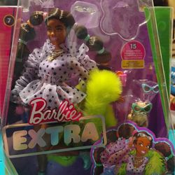 Barbie Extra Doll New in Box Unopened 
Includes 15 styling pieces.