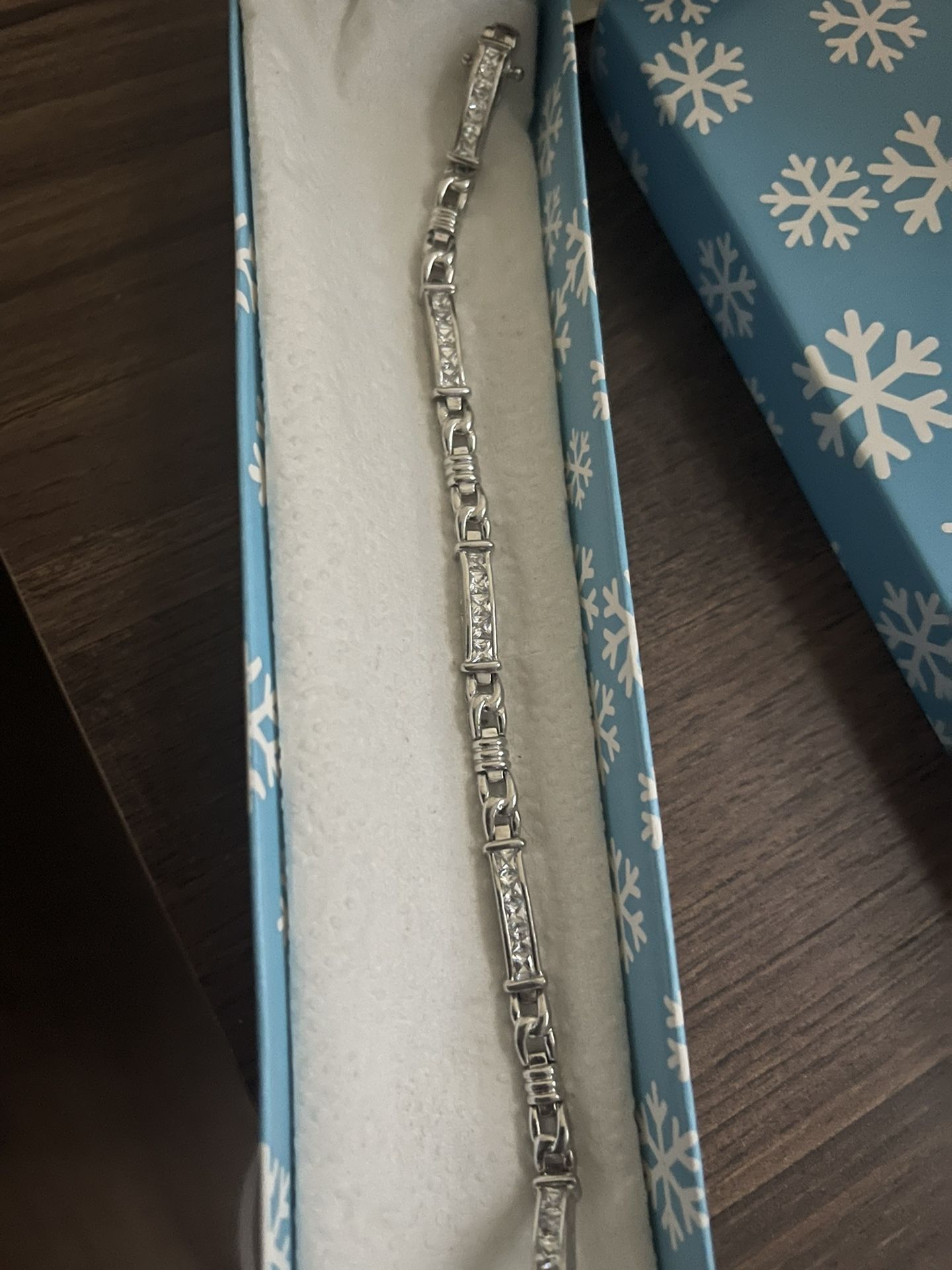 Silver 925 Bracelet With CZ Stones