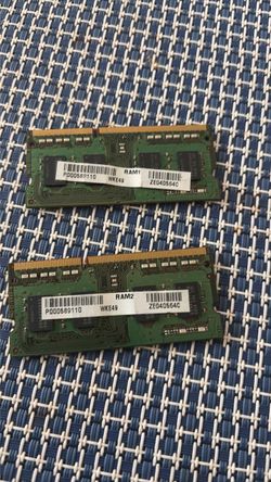 Two Laptop RAM Sticks
