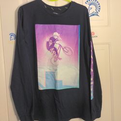 Boys' Live 2 Ride Long Sleeve Graphic T-Shirt - art class™ Navy Blue

